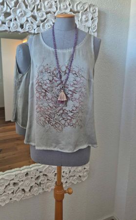 100% SEIDE! BLUSE/TOP von NILE Gr.S