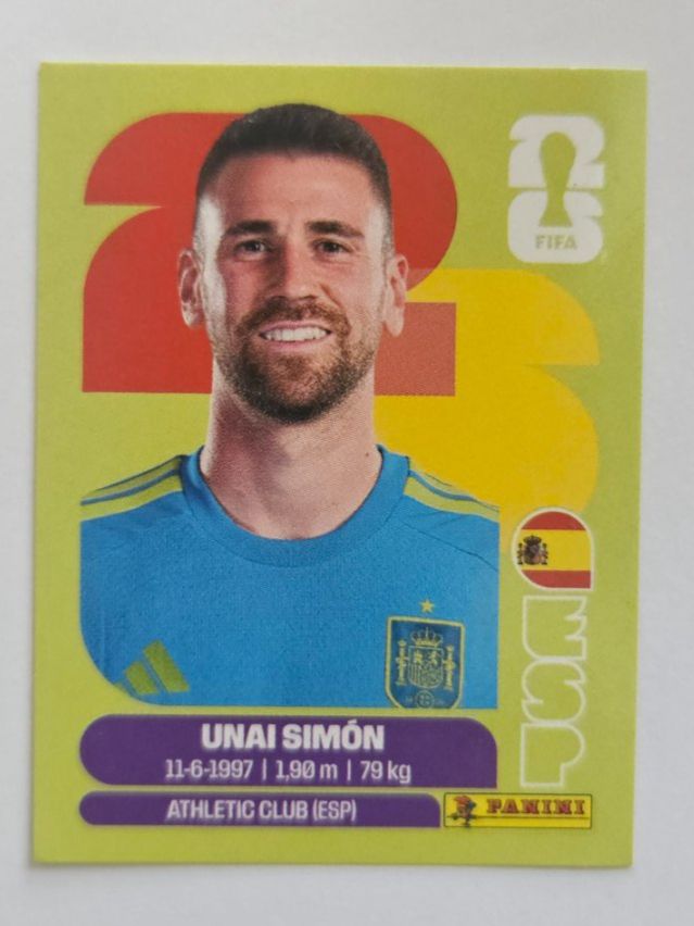 Panini Carte collezionabili: Panini 2026 Unai Simon ESP 2 – Nuovo (secondo la descrizione) da Malans GR venduto da Ovi83