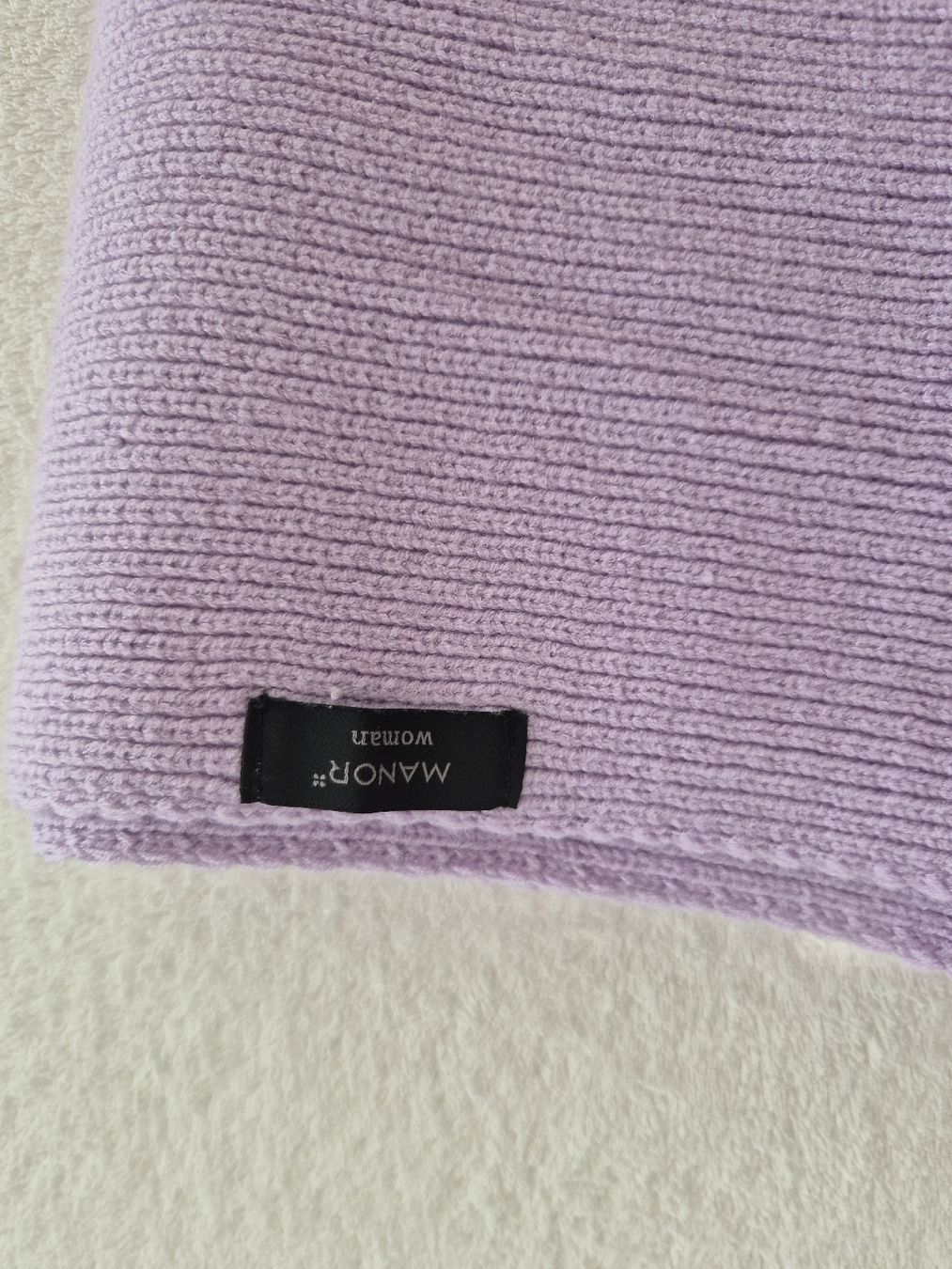 Manor Foulard & Sciarpe: Manor Woman Strickschal, Lila, Neu – Nuovo (secondo la descrizione) da Thalwil venduto da murme 2