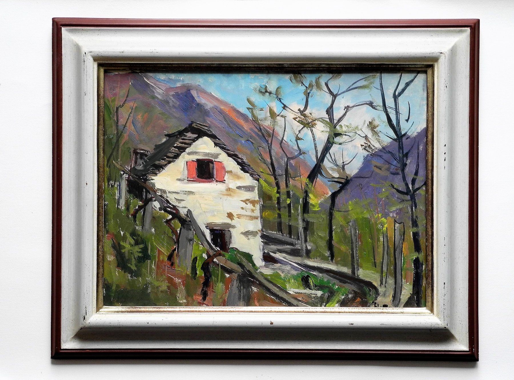 Gemälde: Hanni Bay 1885 – 1978 Frühling Tal im Tessin – Gebraucht aus Schlossrued von RareKunstWelt