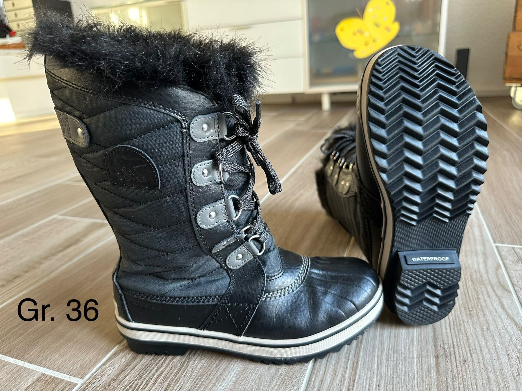 Sorel Scarpe per ragazzi: Sorel Winterstiefel Gr. 36 schwarz – Usato da Rudolfstetten venduto da Joyw