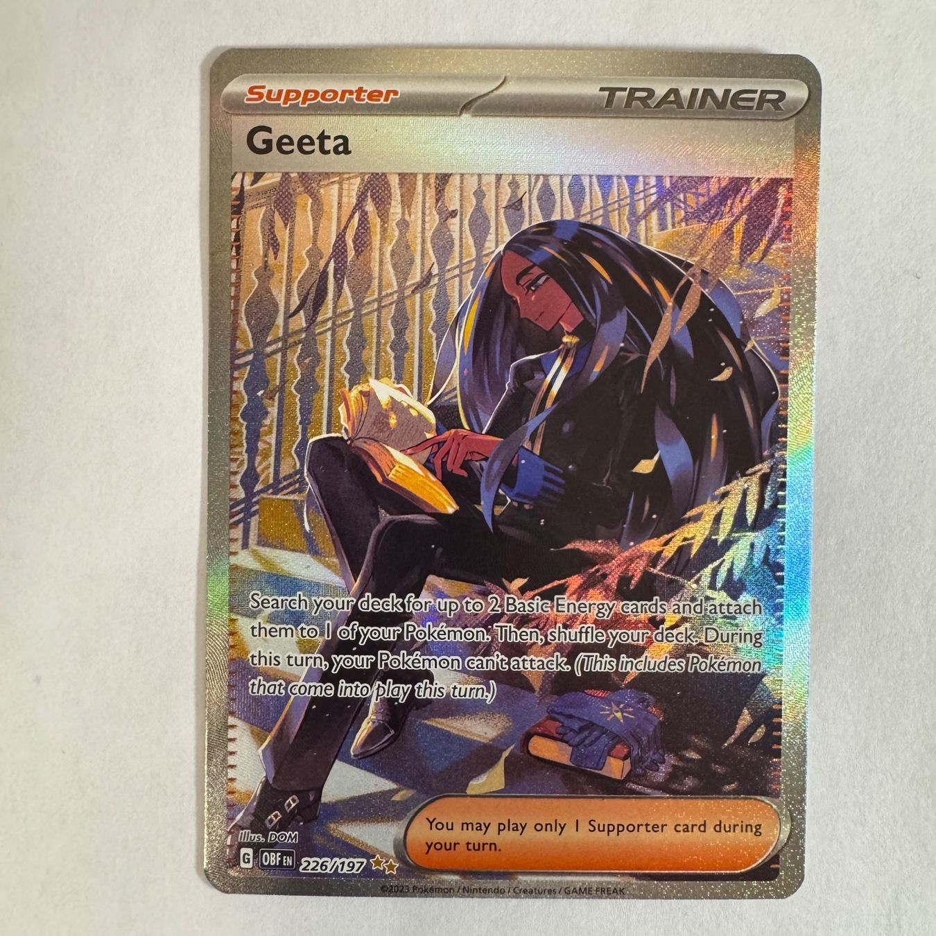 Pokémon Carte collezionabili: Pokémon OBF - Geeta - 226 / 197 - ENG – Nuovo (secondo la descrizione) da Staad SG venduto da miaCards