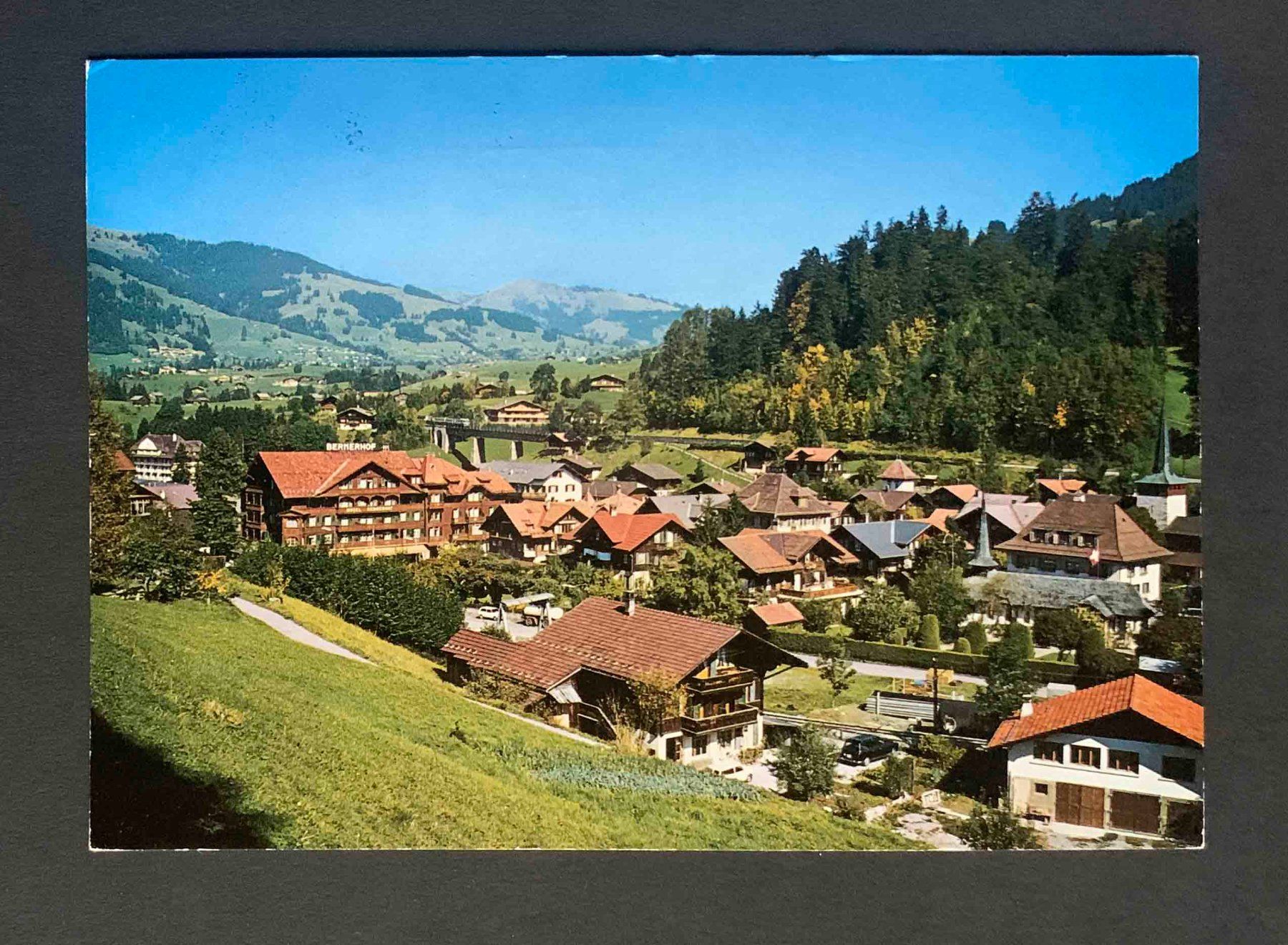 Cartoline postali: AK Gstaad – Usato da Goldau venduto da artelier1