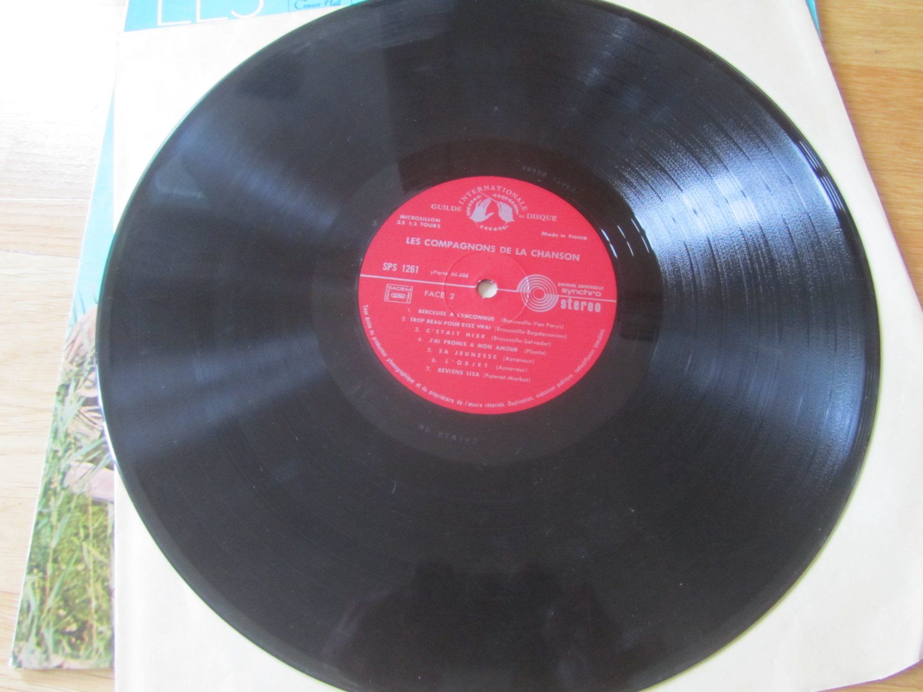 Schallplatten: Original Schallplatte: Les Compagnons de la Chanson – Gebraucht aus Seengen von mikelele 2