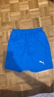 Puma Blue Athletic Shorts - Size M - Summer Sportswear