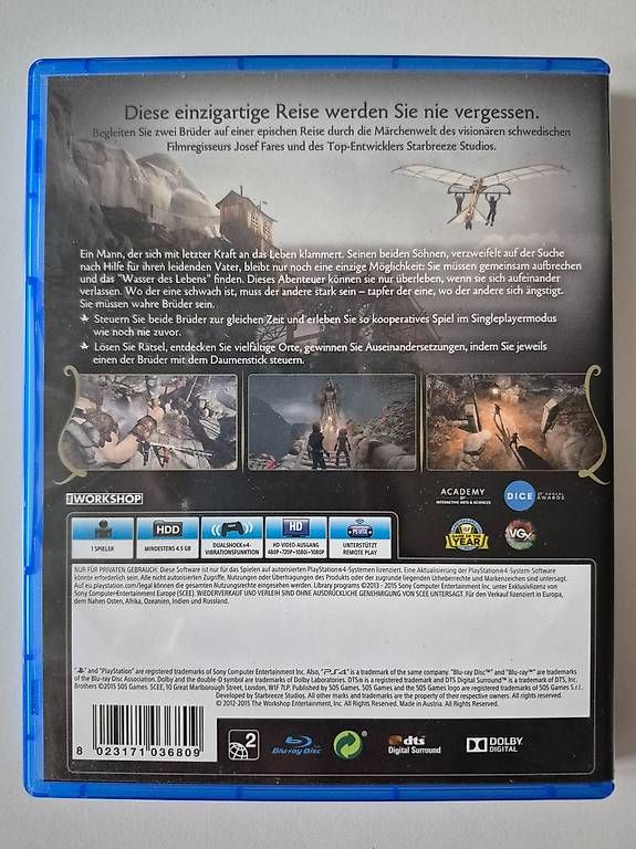 Jeux: BROTHERS PlayStation 4 – D'occasion à Horw par Mschaefer 1