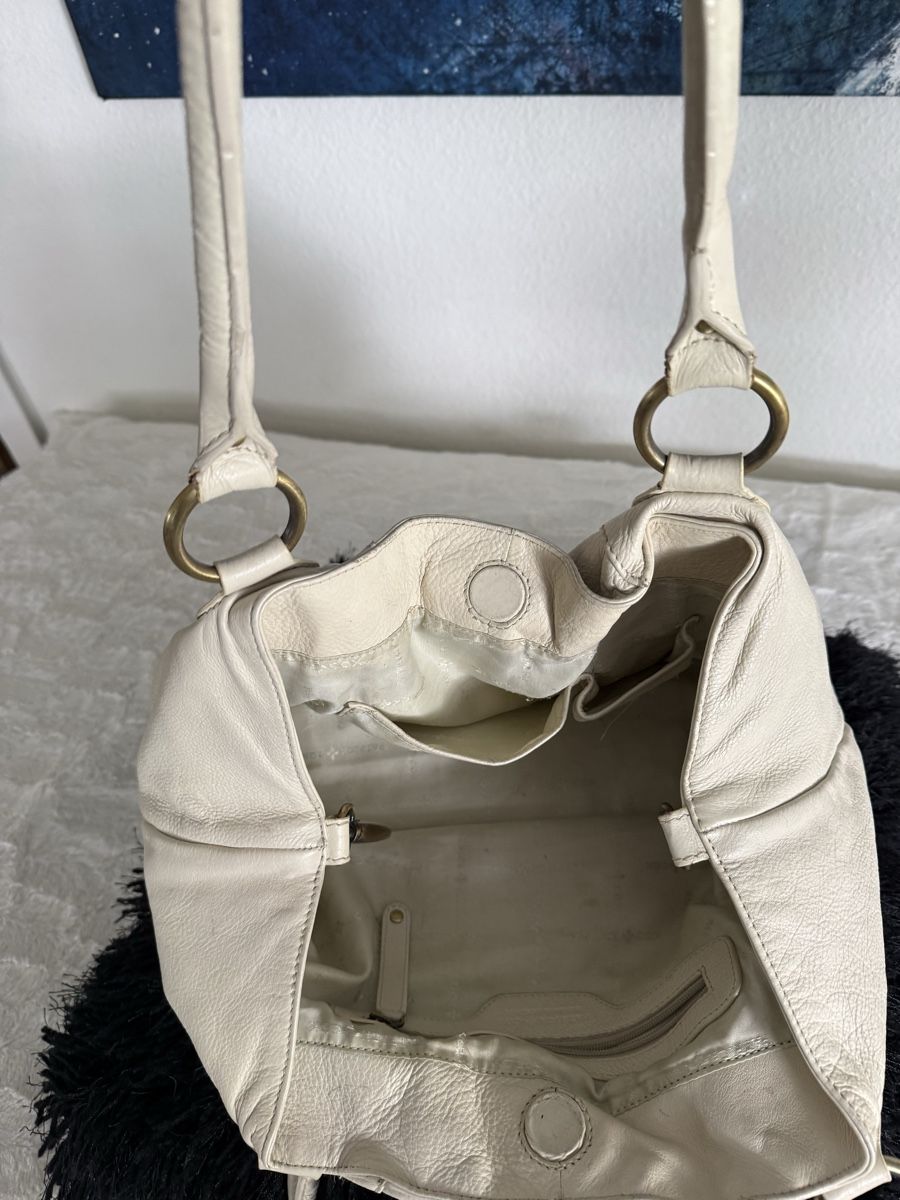 Borse da donna: Patrick Cox Handtasche, Elfenbein-farben – Usato da Zürich venduto da MarciaBraz 5