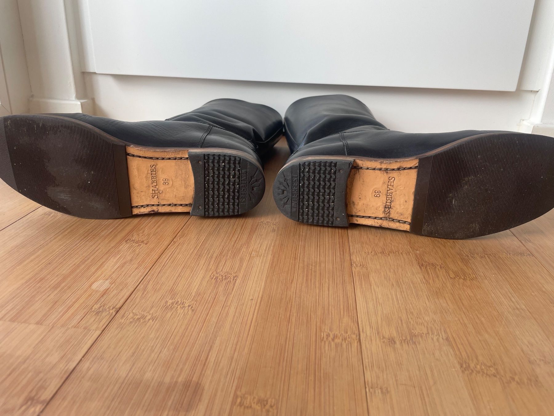 Scarpe da donna: Stiefel Leder schwarz Schaftstiefel – Usato da Vairano venduto da Sorella22 3