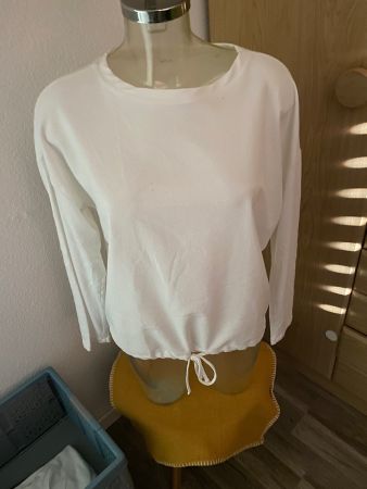 OPUS SIKRIT langarm  Shirt weiss Grösse 38