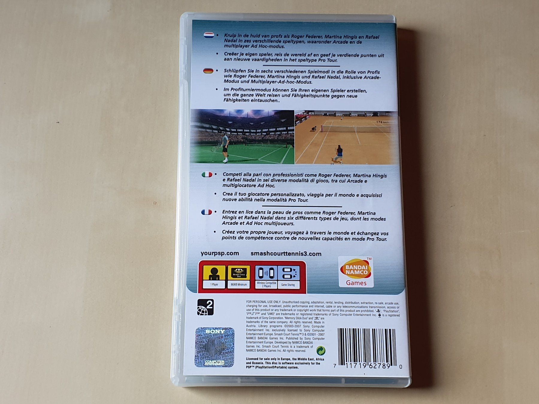 Sony Spiele: Smash Court Tennis 3 – Gebraucht aus Stansstad von collectorsshop 1