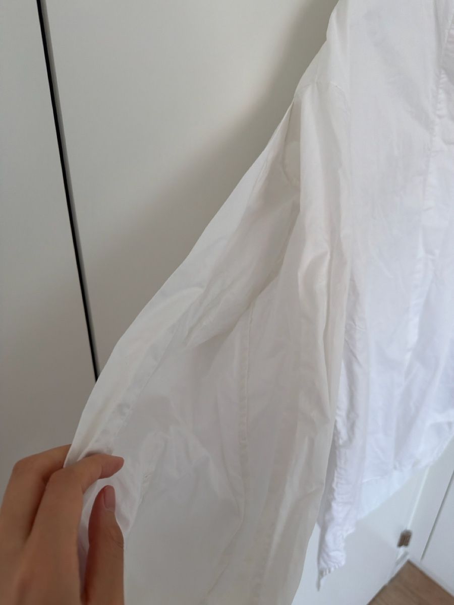 Eleventy Blusen: Eleventy white shirt with open sleeve M – Gebraucht aus Thalwil von dal_c7n9 2