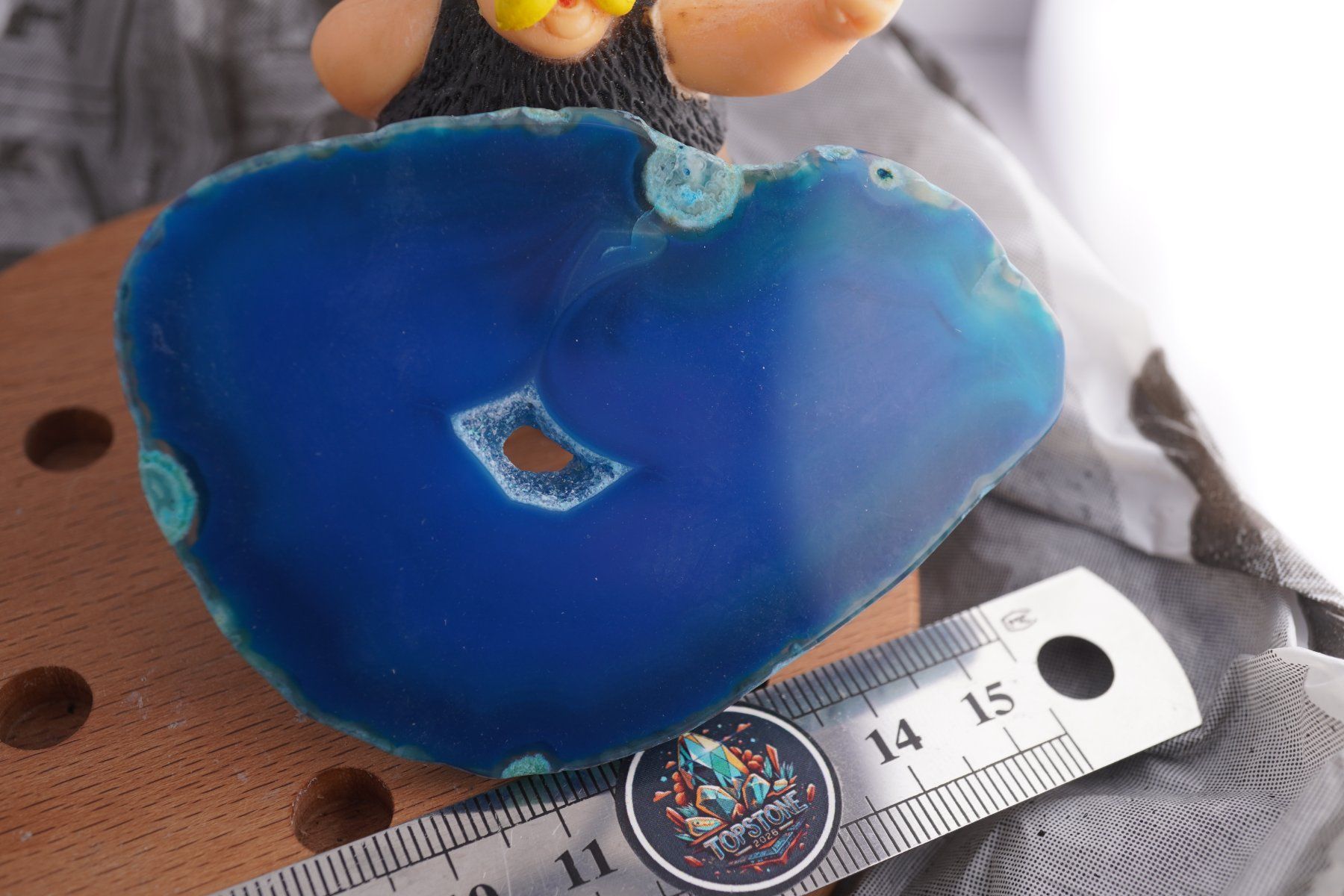Minerali & Pietre curative: Achat Blau     Scheibe     wow     Ab 1.-(1) – Nuovo e nell'imballaggio originale da Eschenbach SG venduto da topstone 6