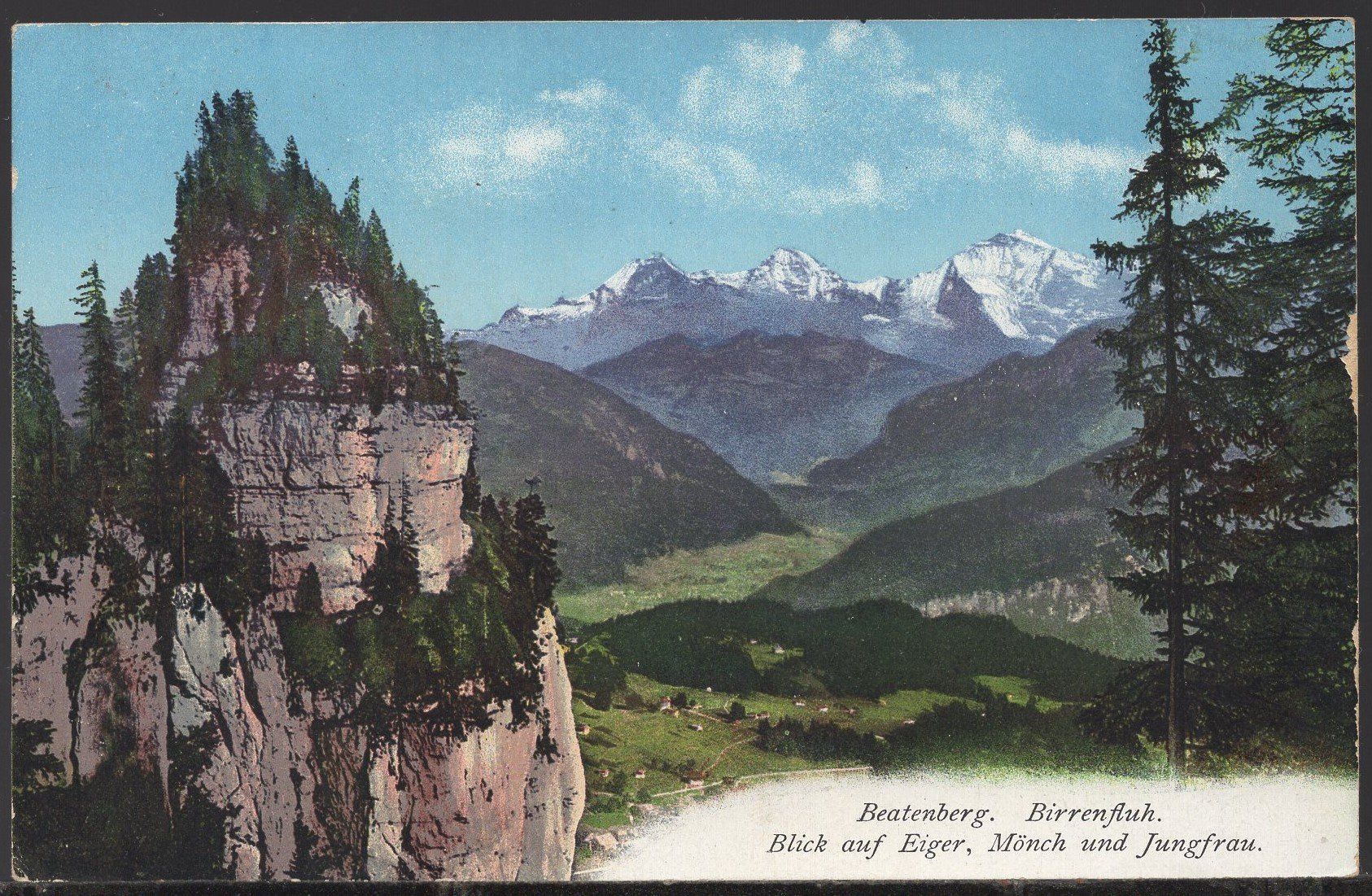 Ansichtskarten: Beatenberg  -  Birrenfluh – Gebraucht aus Aarau von kufi44