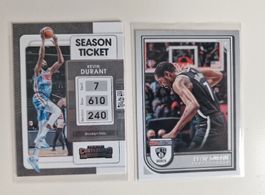 Lot 2 Cartes Kevin Durant Nets NBA