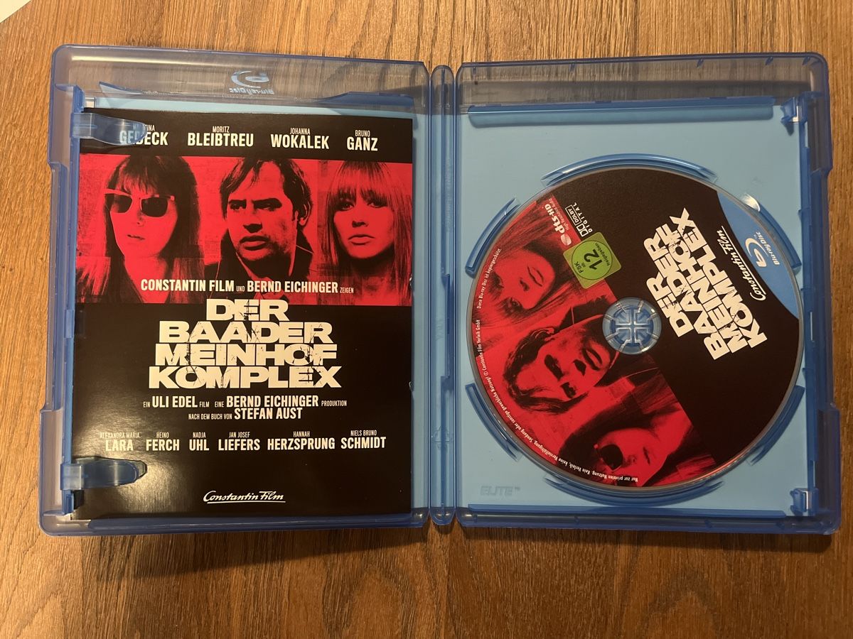 Alle DVDs: Der Baader Meinhof Komplex Blu-ray, wahre Geschichte – Gebraucht aus Glarus von Greenday 2
