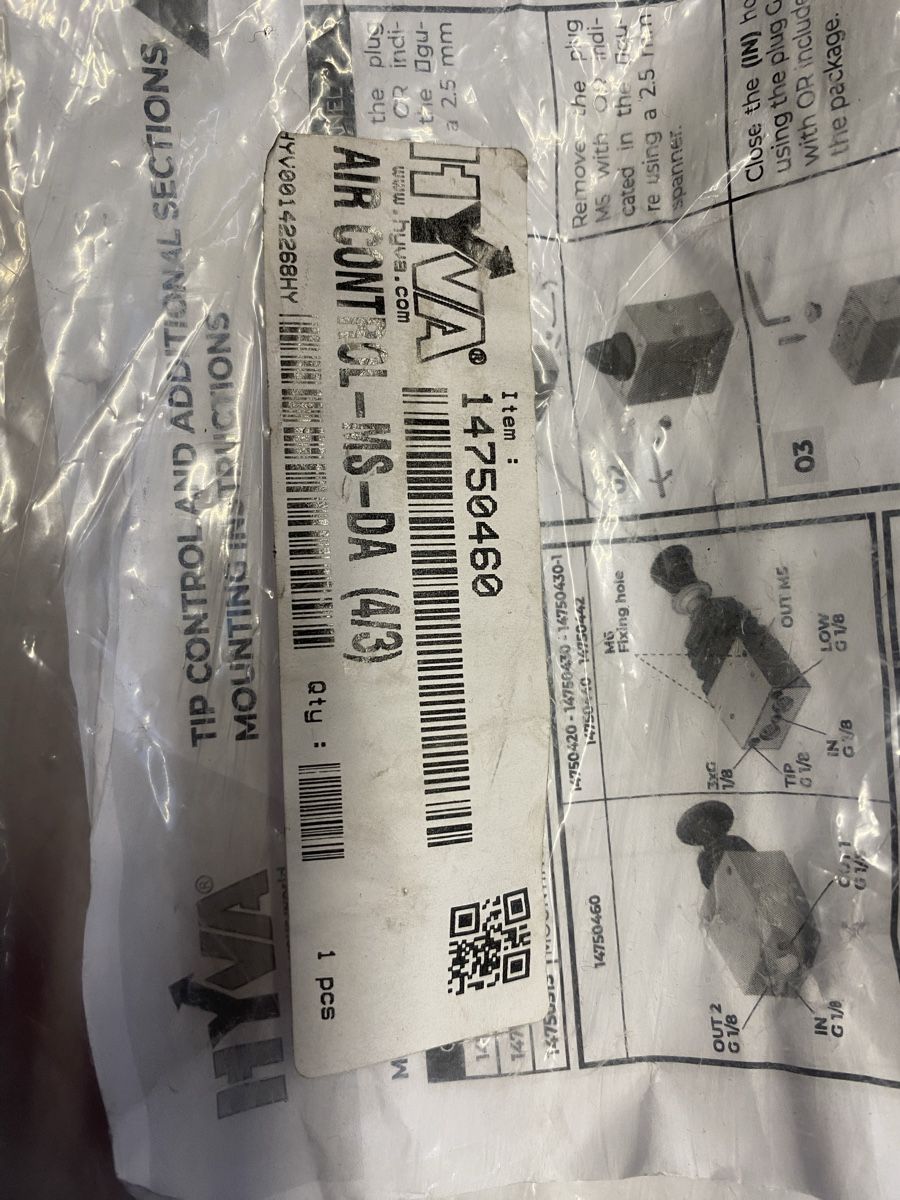 Altro per industria metallurgica: HYVA pneumatic Ventil 14750460 – Nuovo (secondo la descrizione) da Marthalen venduto da ml740 5