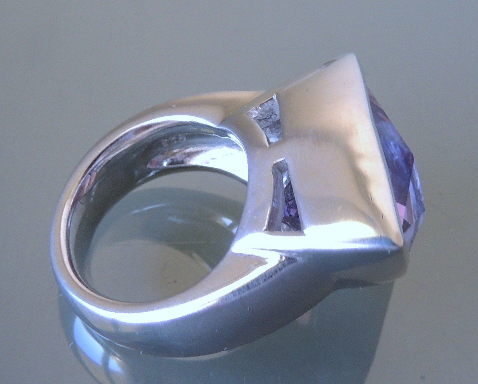Ringe: Amethyst Silber 925 Statement Fingerring Gr. 56 – Gebraucht aus Waldenburg von schaller707 6