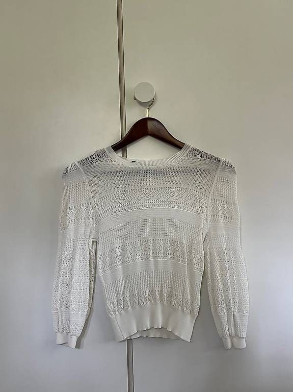 Camicette: weisse Bluse von Zara, Grösse S – Usato da Maur venduto da tab_z9rh