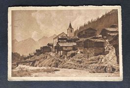 AK Blatten im Lötschen Faldum u Restirothorn