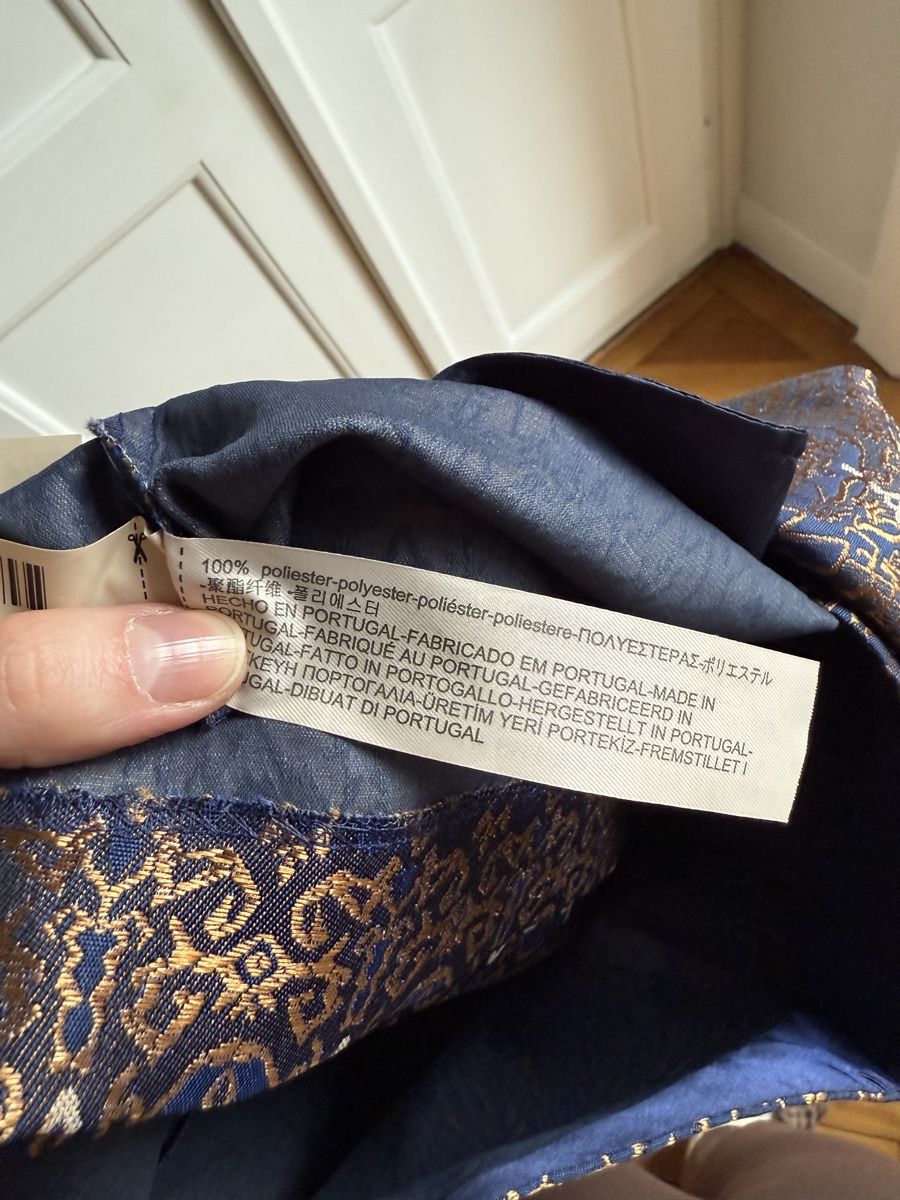 Massimo Dutti Gonne: Blue and gold patterned skirt - Massimo Dutti - Never worn – Nuovo (secondo la descrizione) da Genève venduto da jul_5xsn 7