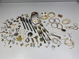 LOT Modeschmuck Konvolut Schmuck //i596