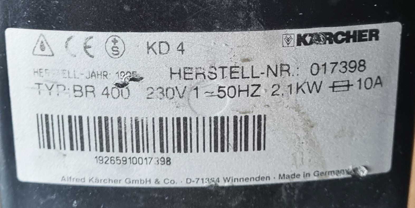 Kärcher Tutte le macchine: Kärcher BR 400 Scheuersaugmaschine – Usato da Bern venduto da ros_v7ry 8