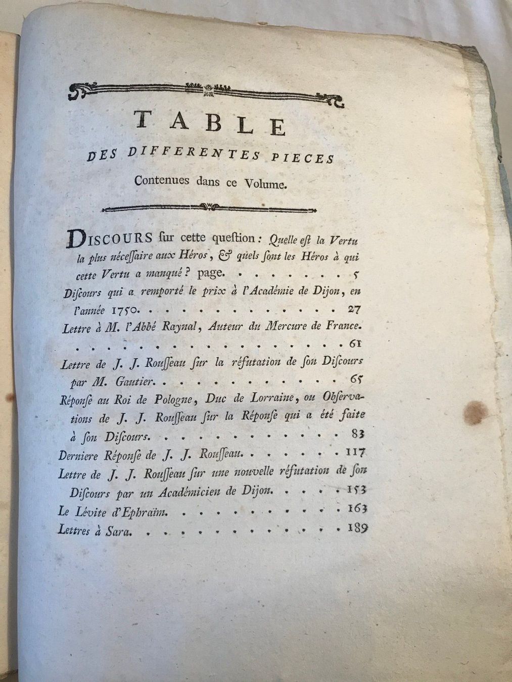 Bücher: Jean-Jacques Rousseau  Tome 7 de 1782 – Gebraucht aus Ste-Croix von mjmg 5