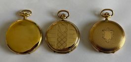3 antike Sprungdeckel-Taschenuhren