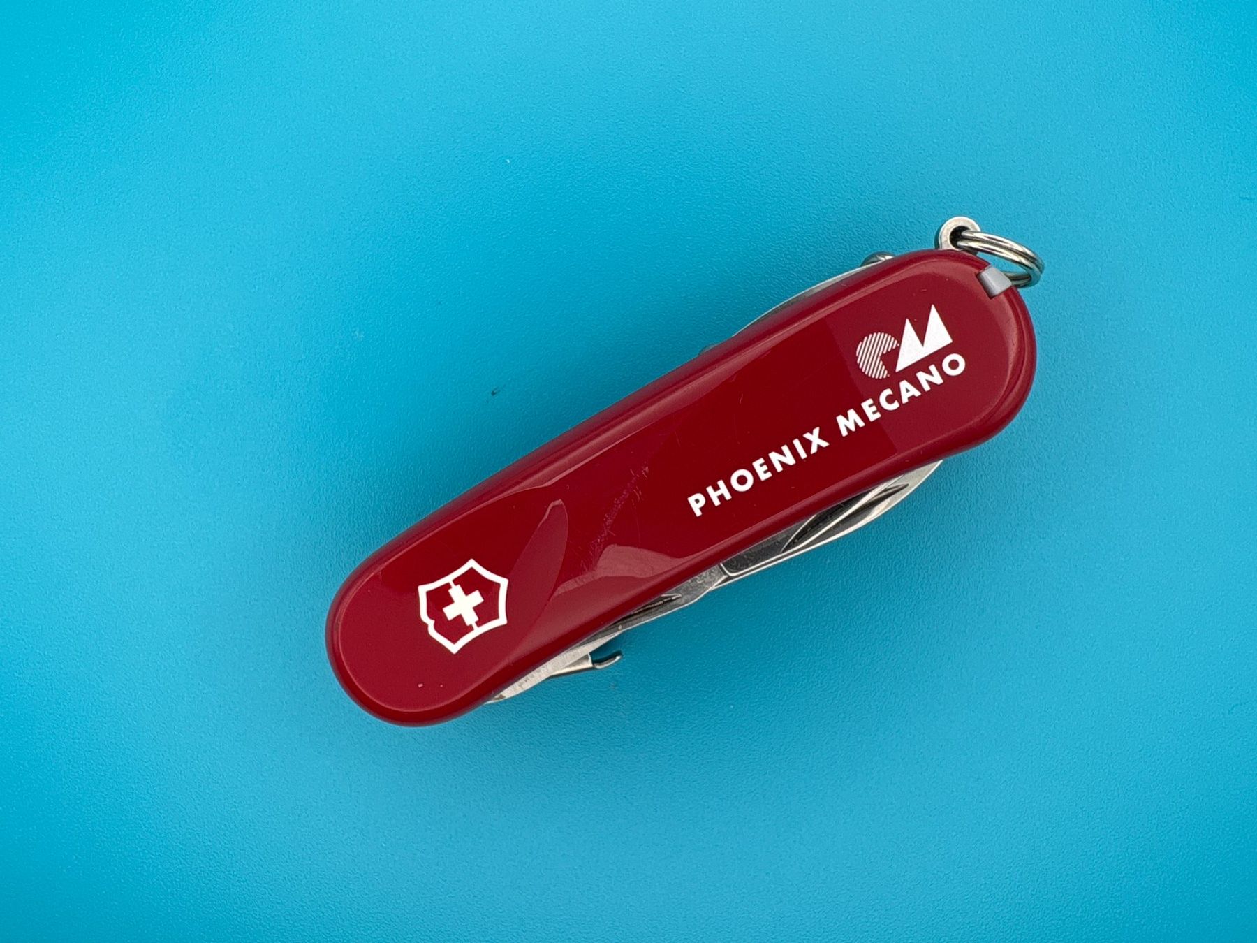 Victorinox Couteaux de poche: Victorinox Evolution S14 mit Phoenix Mecano Branding – D'occasion à Elgg par Jo_Naj 2