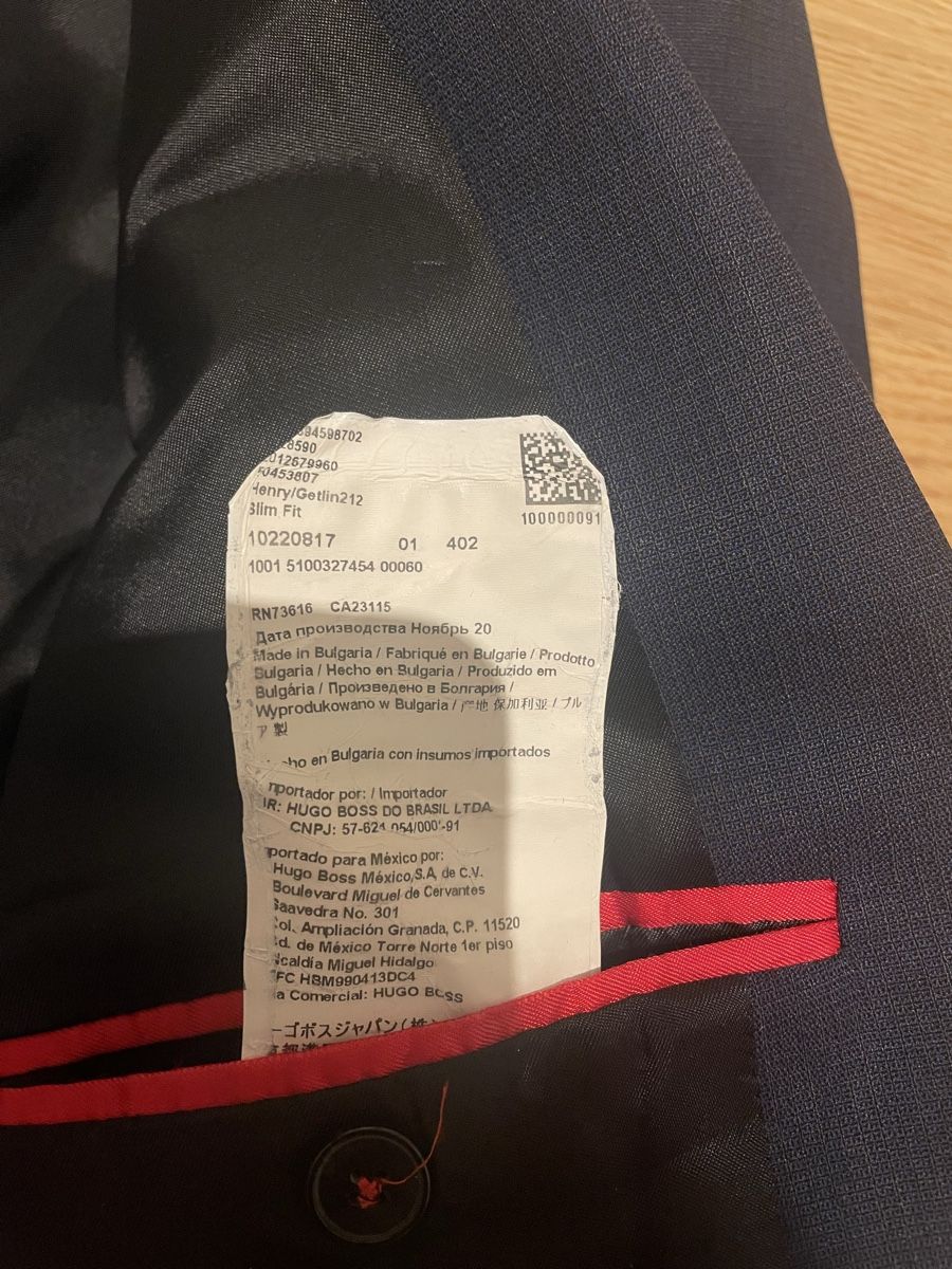 Hugo Boss Anzüge: Hugo Boss Blazer Herren DE48 Dunkelblau – Gebraucht aus uster von 2017c 5