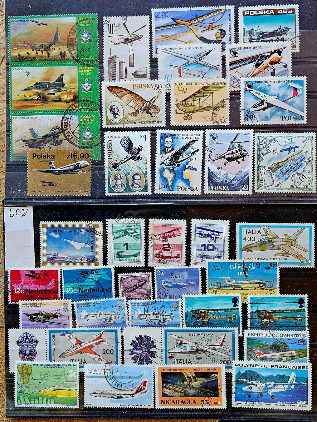 Alle Briefmarken: Motive Flugzeuge / Flugpost – Gebraucht aus Les Valettes von Nuba1