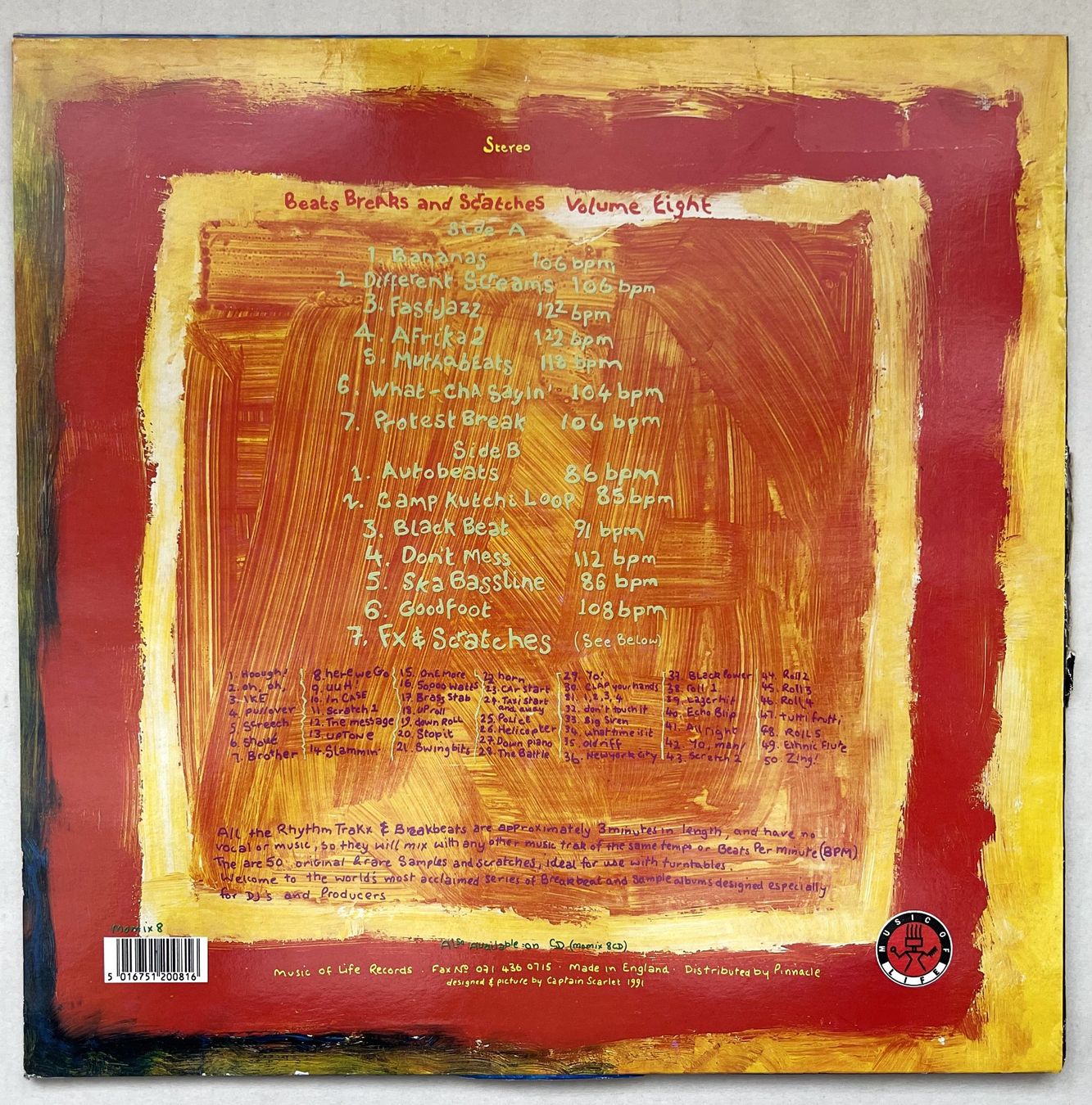 Dischi in vinile: Beats, Breaks & Scratches Vol. 8 - Simon Harris - Vinyl – Usato da Oftringen venduto da Vucki 1