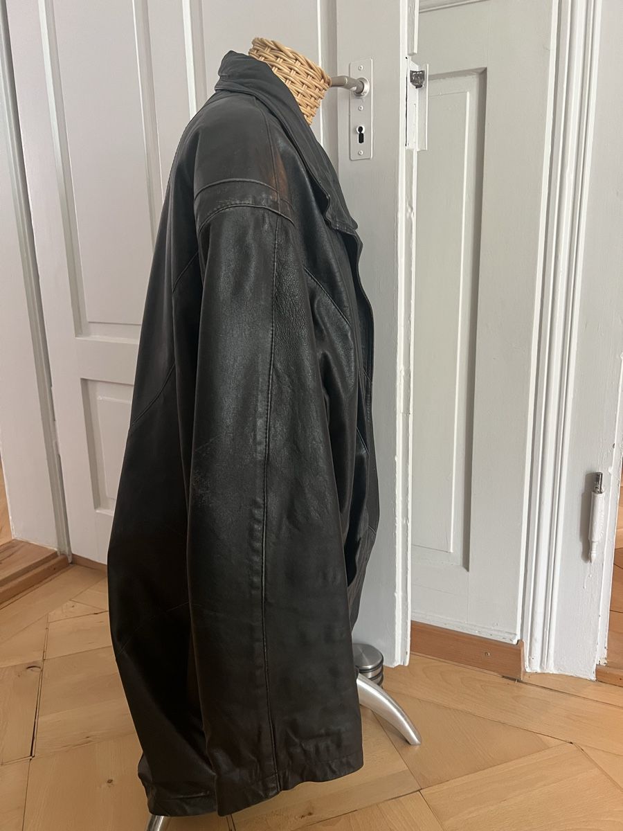 Cappotti: Vintage Leder Mantel, Grösse 44 – Usato da Zürich venduto da romcam 2
