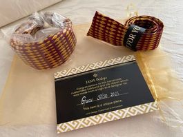 Designer Haarreif mit Seidenband (37/50)