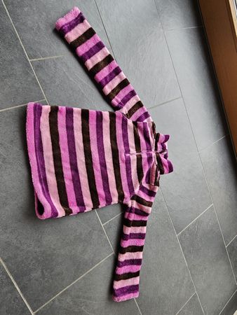 TCM Fleece Pullover gestreift Grösse 122/128 lila rosa