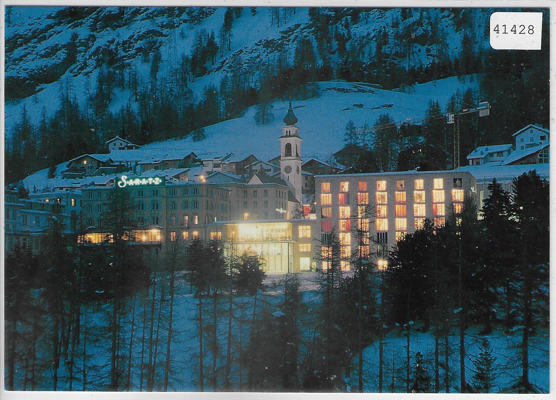 Cartoline postali: Hotel Saratz - Pontresina – Usato da Ettingen venduto da Kartenplanet