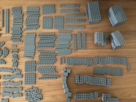 Lego Teile Dark Grey ca 1 kg