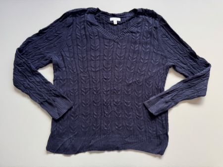 Croft and Barrow 100% Cotton pullover cable knit Sz XL
