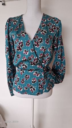 The Kooples, chemisier à fleurs, taille 0 ou 34, parfait éta