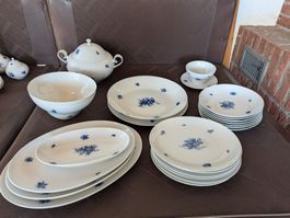 Geschirr Rosenthal Romanze 1 1250 Dekor 1002 in blau