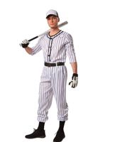 Herrenkostüm Baseball Grösse S