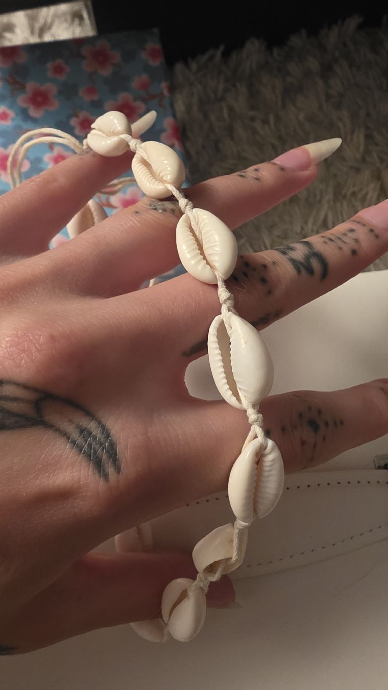 Catenine: Weiße Muschelkette – Nuovo (secondo la descrizione) da Widen venduto da kev_f5vk 1