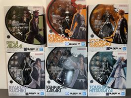 Bleach SH Figuarts Bandai 6 figurines