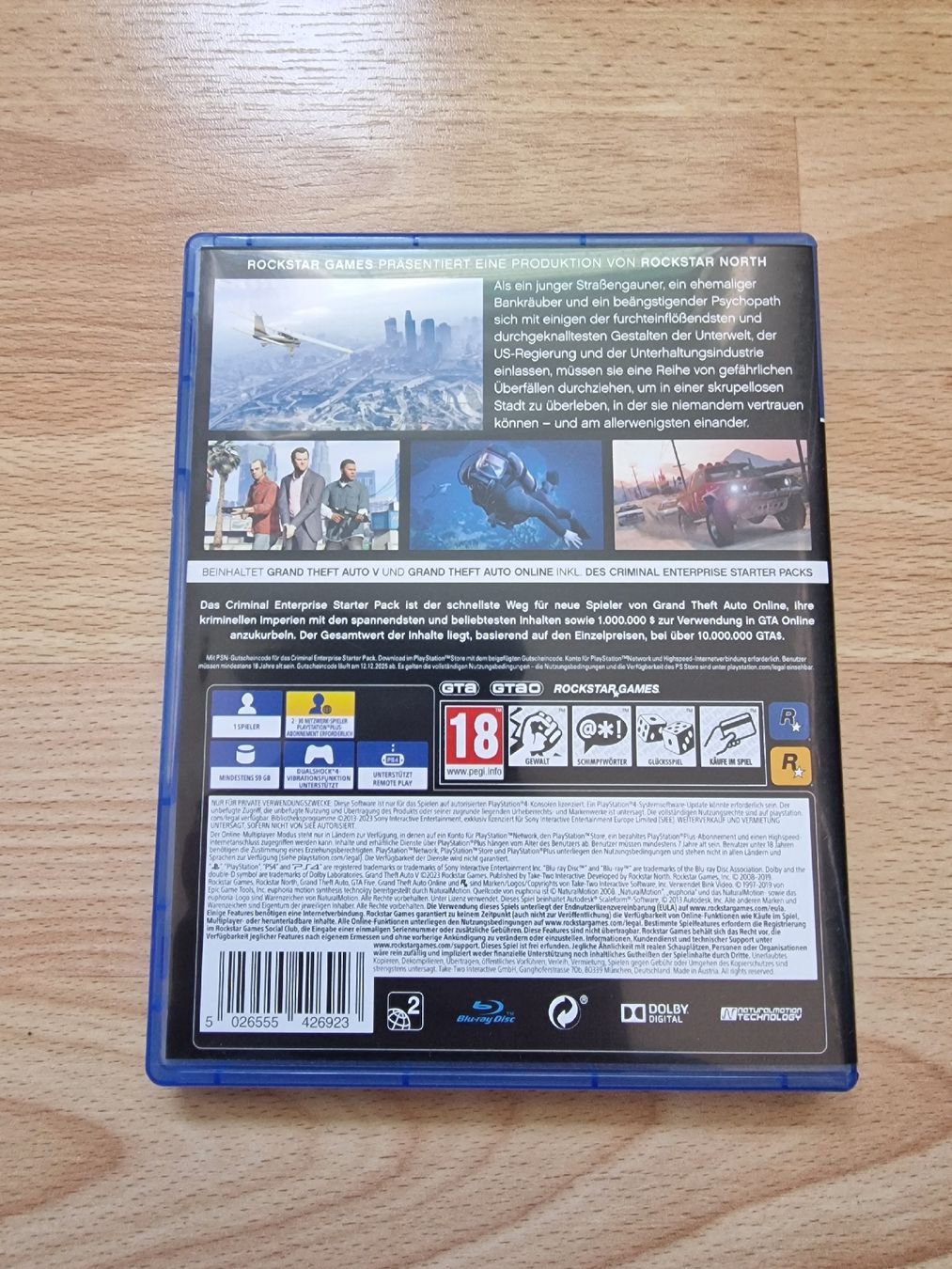 Spiele: PS4 Grand Theft Auto V Premium Edition  – Gebraucht aus Fahrwangen von luk_bhw7 2