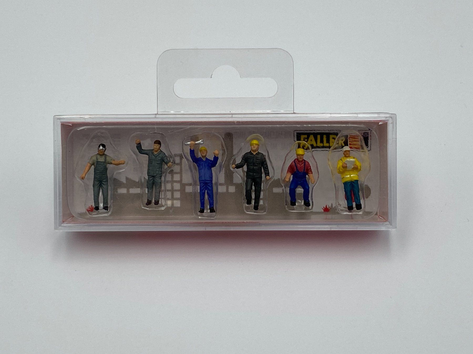 Faller Modellini di ferrovie: Faller 151674 H0 Industriemechaniker und Arbeiter – Nuovo e nell'imballaggio originale da Neukirch a.d. Thur venduto da Modellbaushop 1