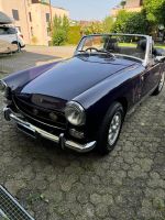 MG Midget Cabriolet lila mit Chromfelgen sehr guter Zustand
