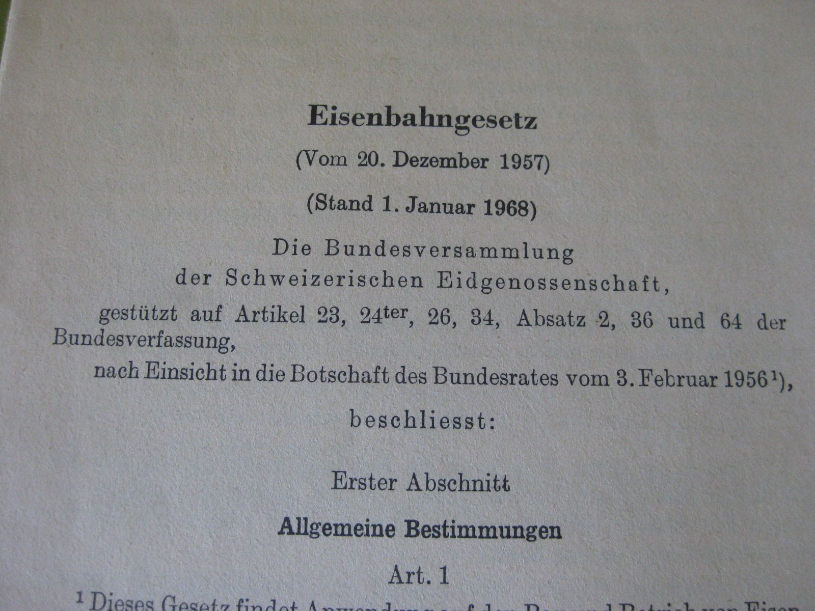 Libri: Eisenbahngesetz Stand 1.1.1968 – Usato da Malters venduto da Marosko 1