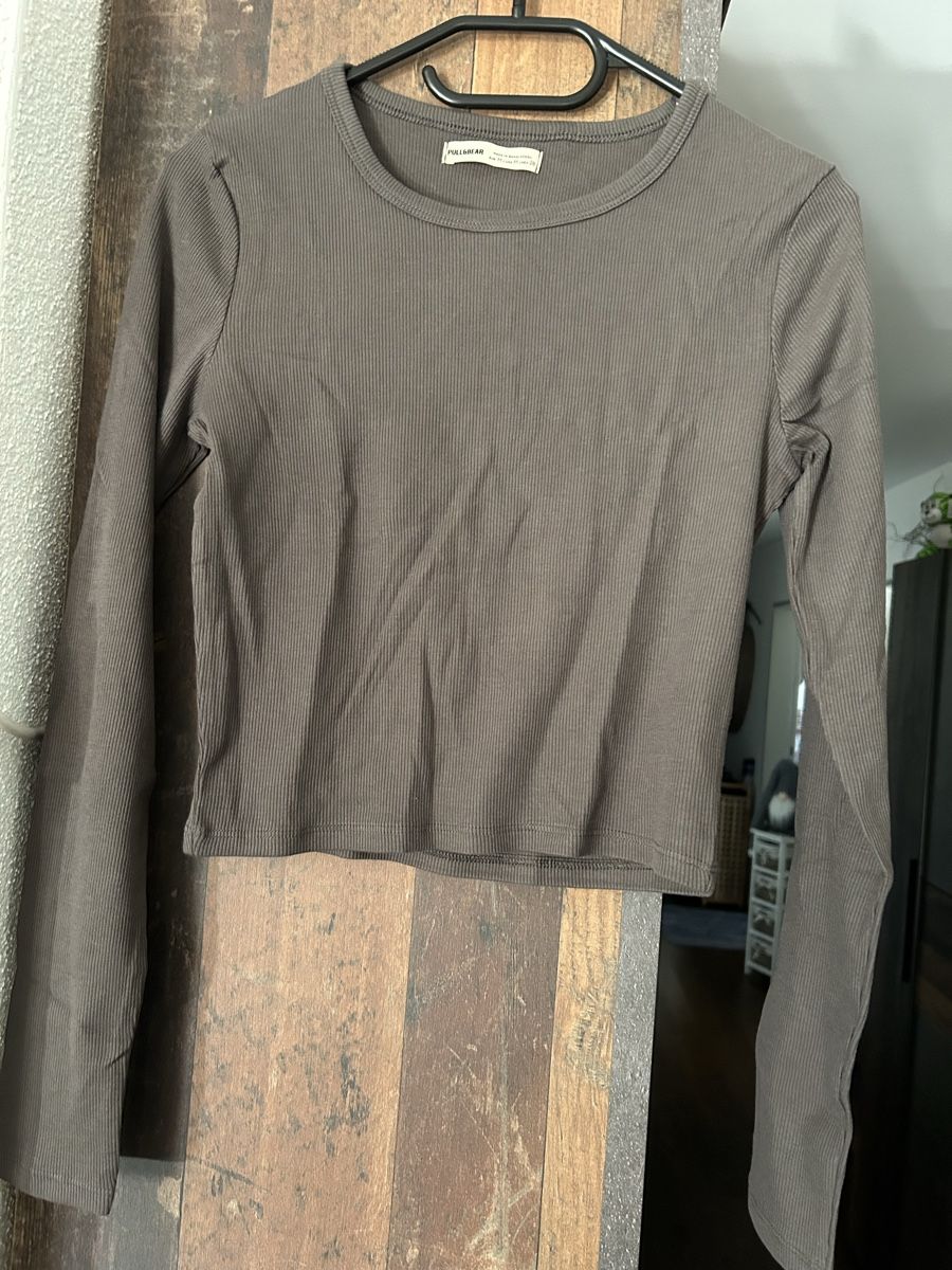 Pull&Bear T-shirt: Pull&Bear Ripp-Top, Langarm, Neuwertig  – Nuovo (secondo la descrizione) da Beringen venduto da Sternli650