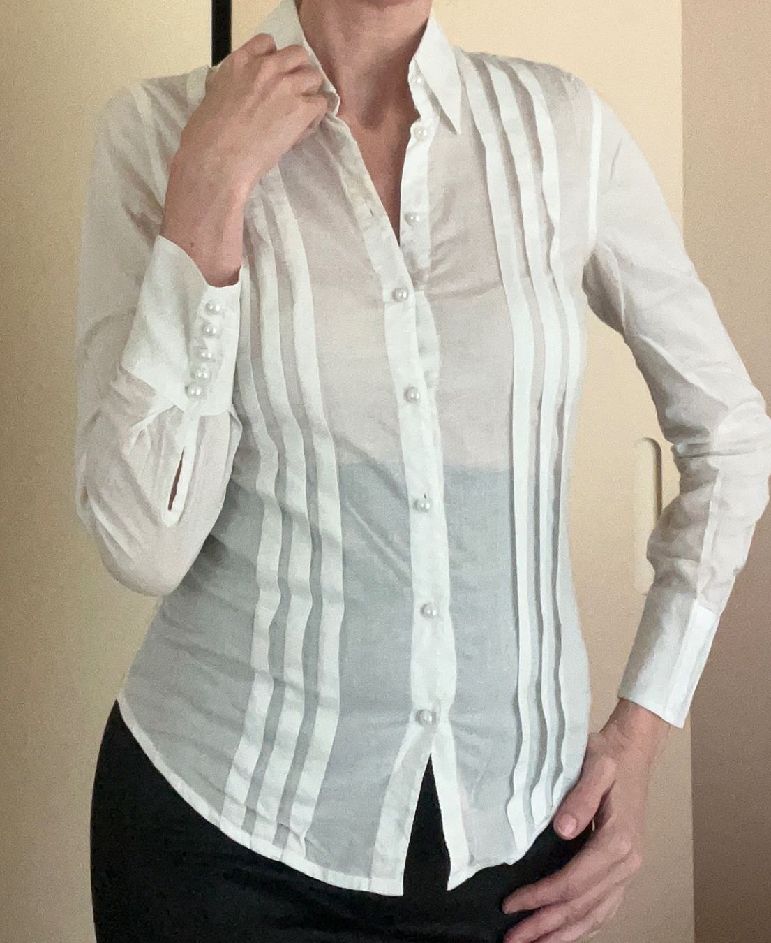 H&M Camicette: weisse Bluse, Grösse 34 – Usato da Lugano venduto da sweetyd84