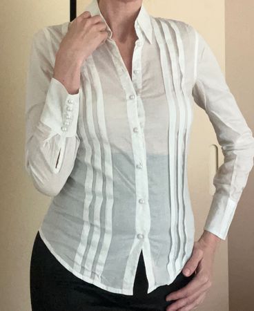 weisse Bluse, Grösse 34